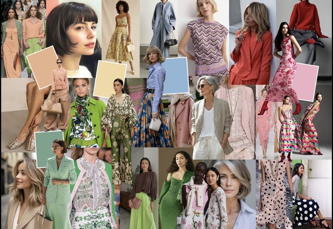 This season's colours and prints — curated by Michelle Piff